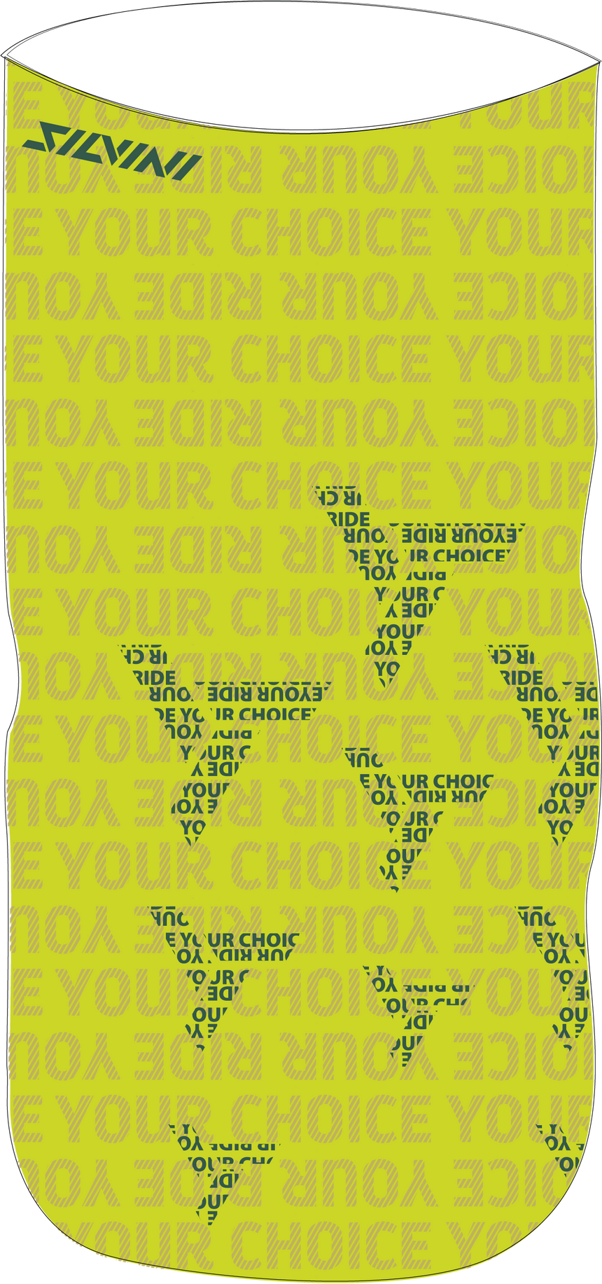 Silvini unisex neckwarmer UA1730 Motivo