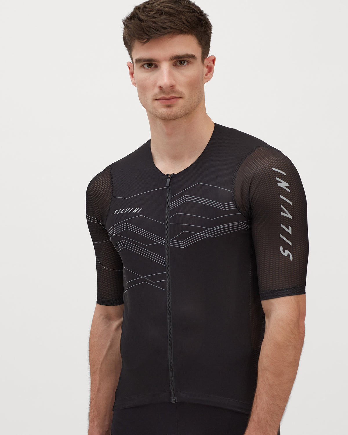 Silvini men's cycling jersey MD2000 Legno