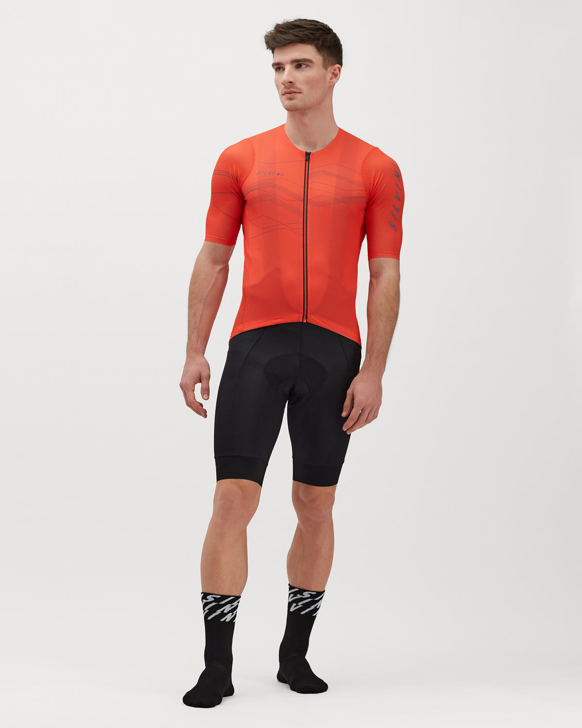 Silvini men's cycling jersey MD2000 Legno